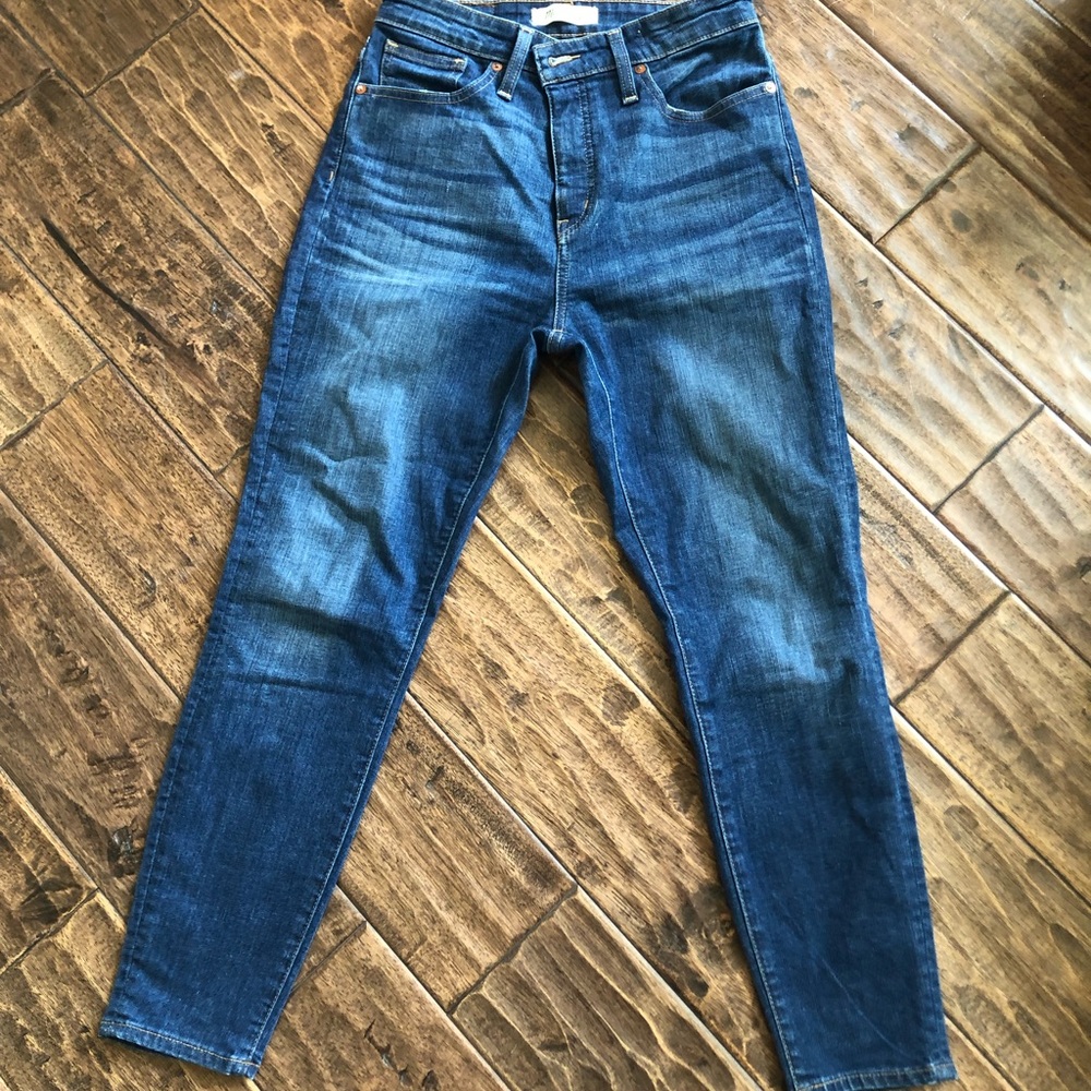 Madewell curvy high rise skinny jeans